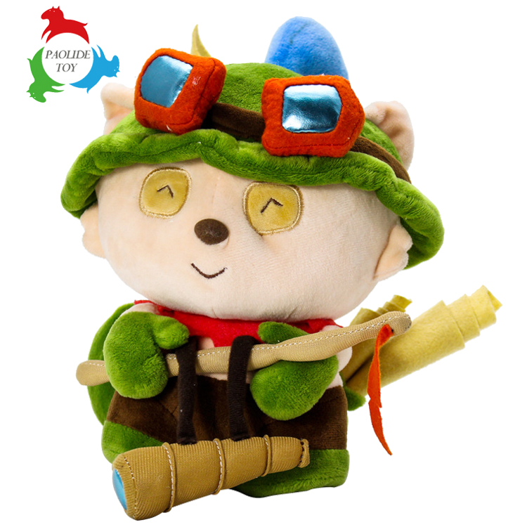 Teemo 专业定制填充动物形状充毛绒玩具