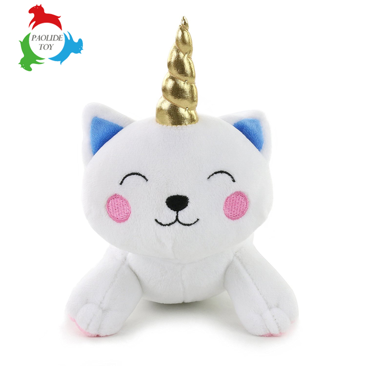 Unicorn white stuffed animal custom plush toy