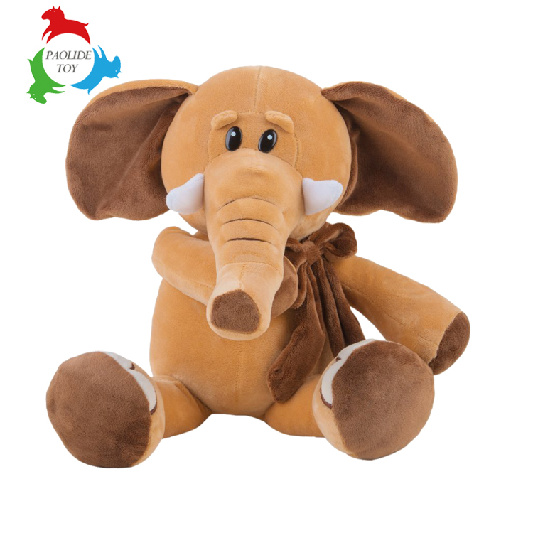 Soft animal cartoon stuffed elephant plush toy