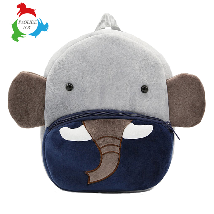 High quality cartoon animal plush toys children's bag