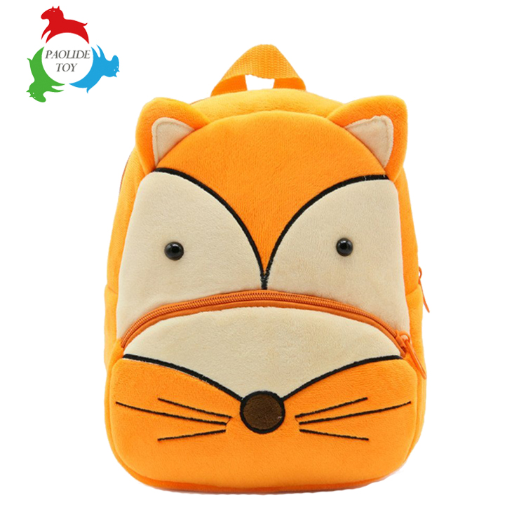 Customized cartoon animal plush toys children's bag