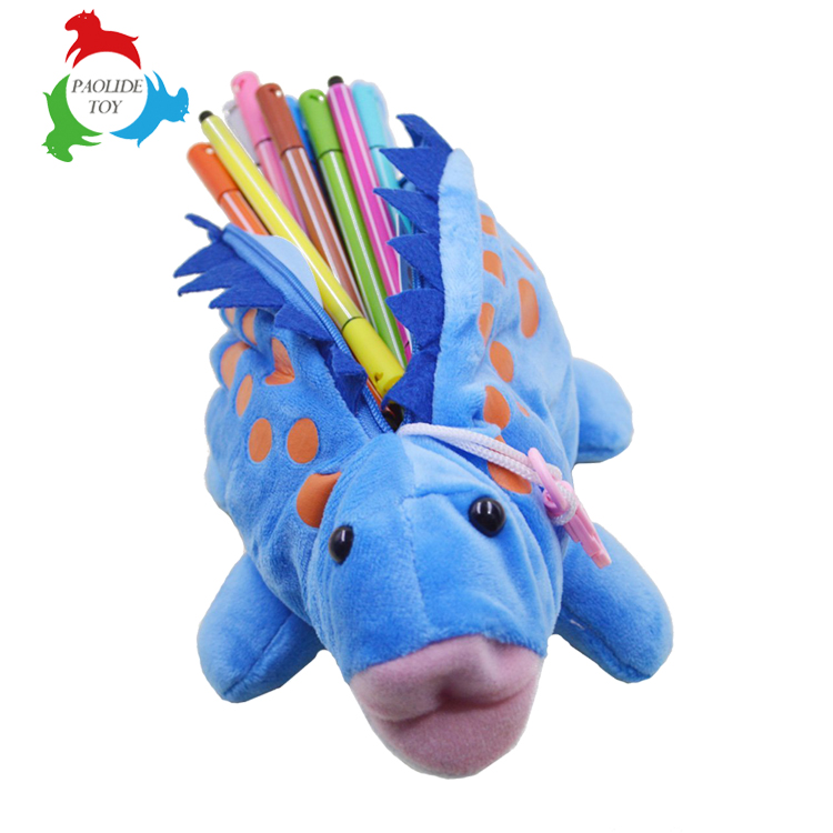 High-capacity cartoon animals pen bag for boys and girls gifts 