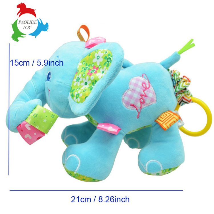 custom baby soft plush stuffed newborn toys animals for kids 